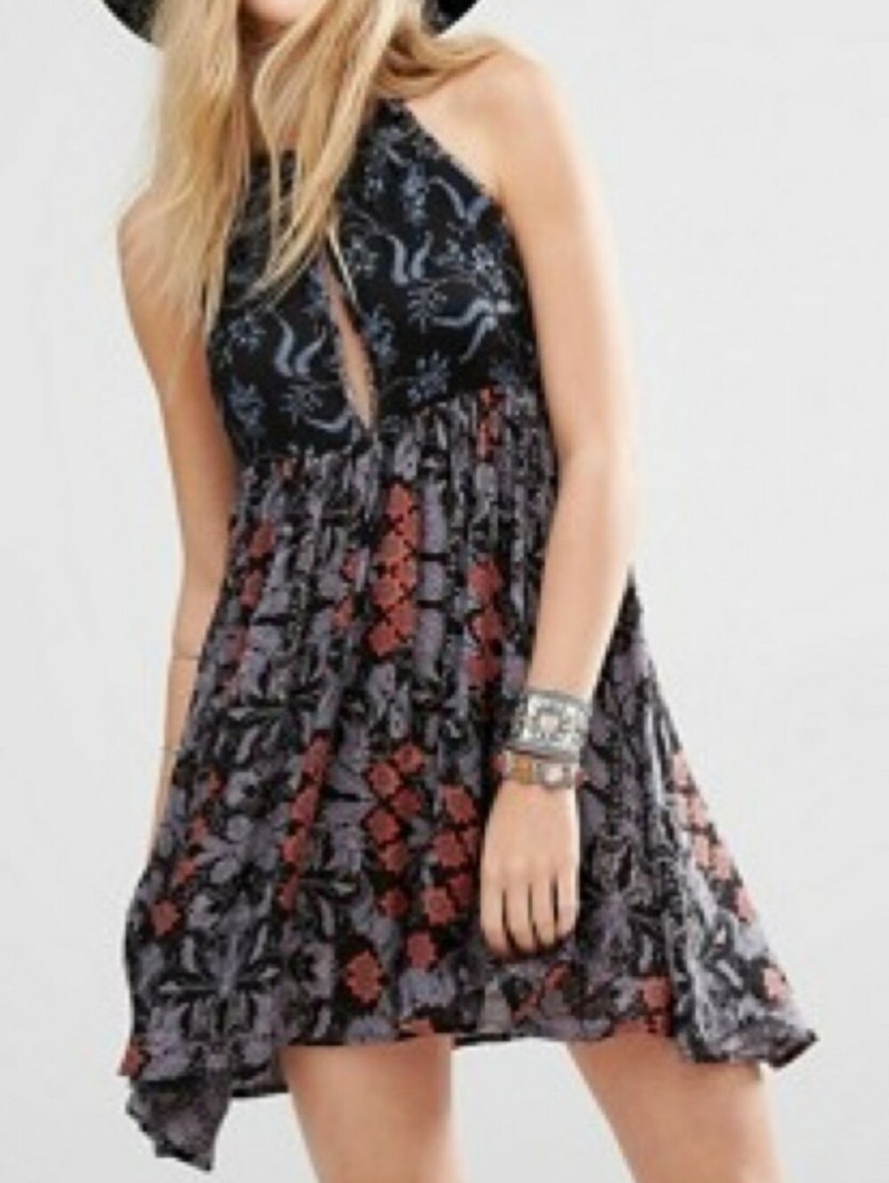Free People Wildest Dreams Slip Dress In Black Size Small